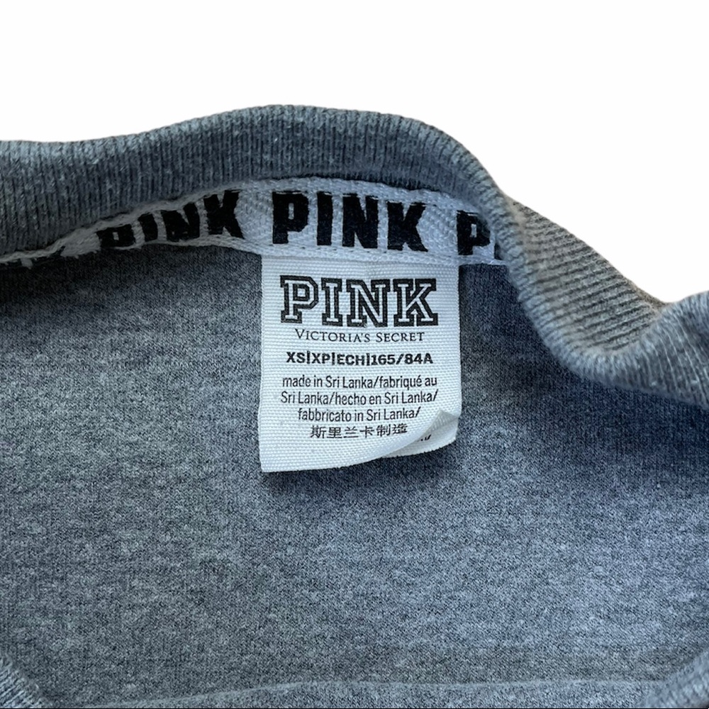 Victoria's Secret PINK | Grey Leopard Sweatshirt - Picture 4 of 11